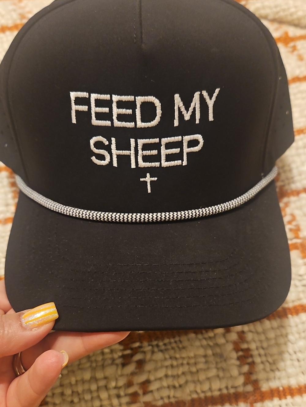 "Feed My Sheep" Mens Trucker Hat